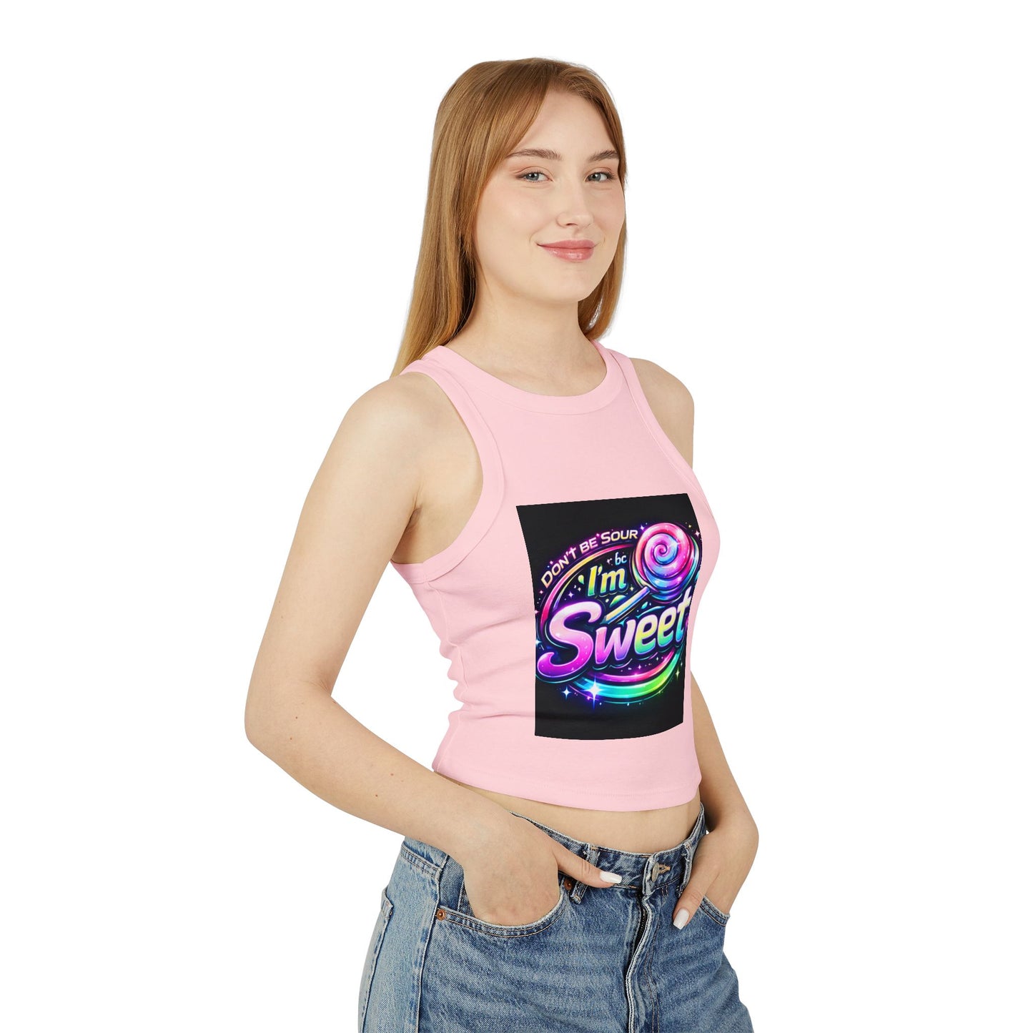 Women's Micro Rib Racer Tank Top