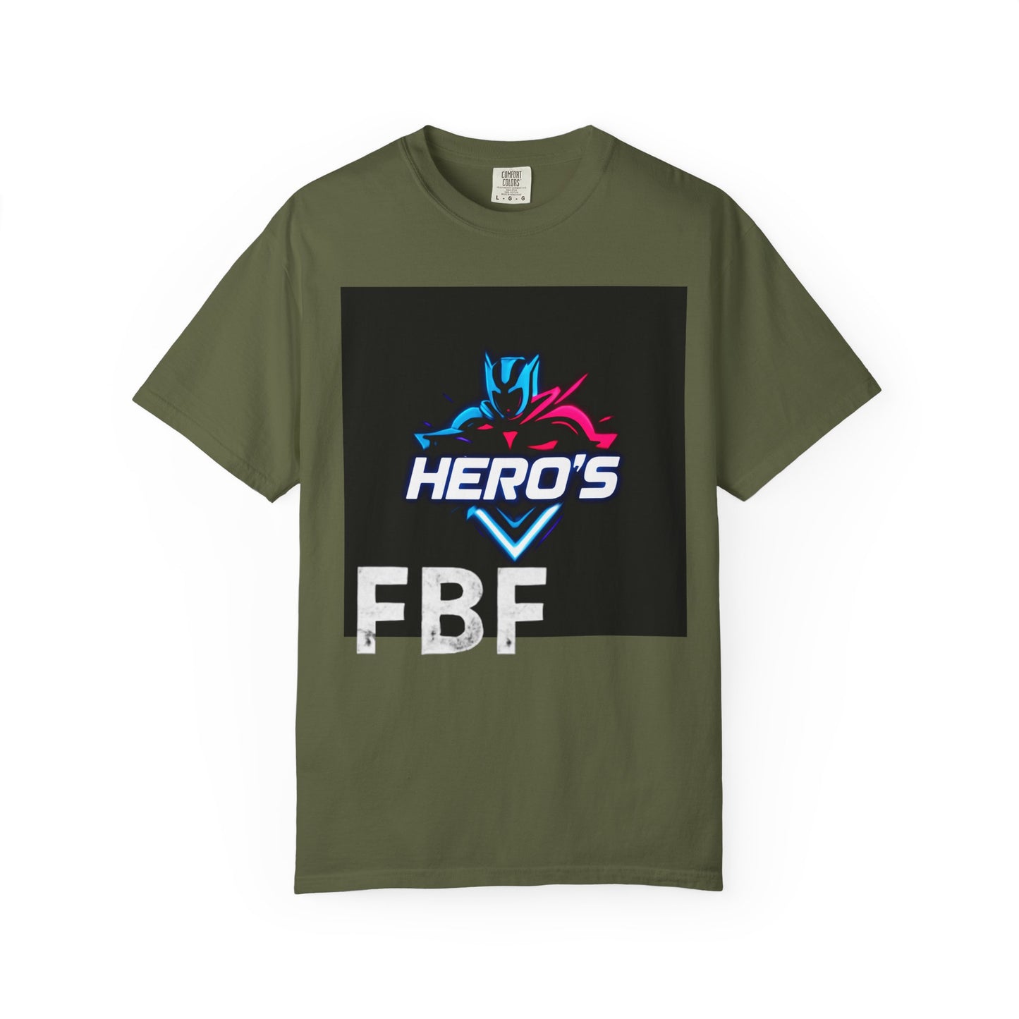 Hero's Unisex Garment-Dyed T-shirt, Casual Tee, Perfect for Gifting, Comic Fans, Hero Celebrations, Graphic Tee, Everyday Wear