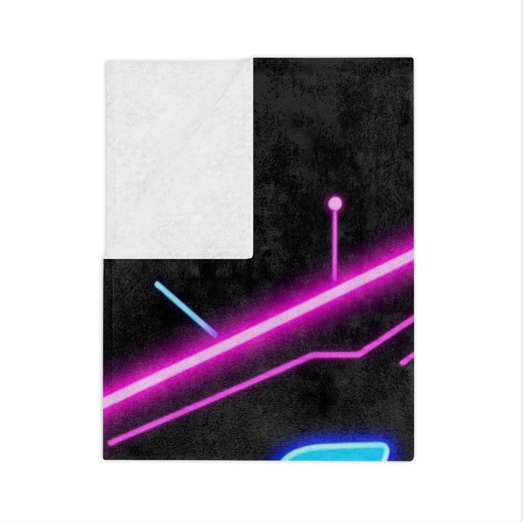 Neon Faith Blanket | Soft Microfiber Throw for Cozy Home Decor, Perfect for Gifts, Faith-Based Decor, Warmth & Comfort