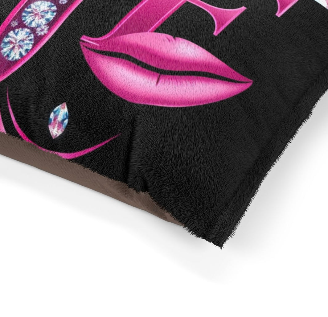 Glamorous Pet Bed for Chic Pets | Luxury Dog Bed, Cat Pillow, Stylish Pet Cushion, Designer Pet Furniture, Elegant Pet Accessory (40”x30”)