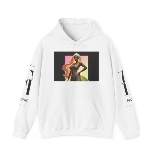 Lucky Lady Unisex Hooded Sweatshirt – Stylish Streetwear for Confident Women