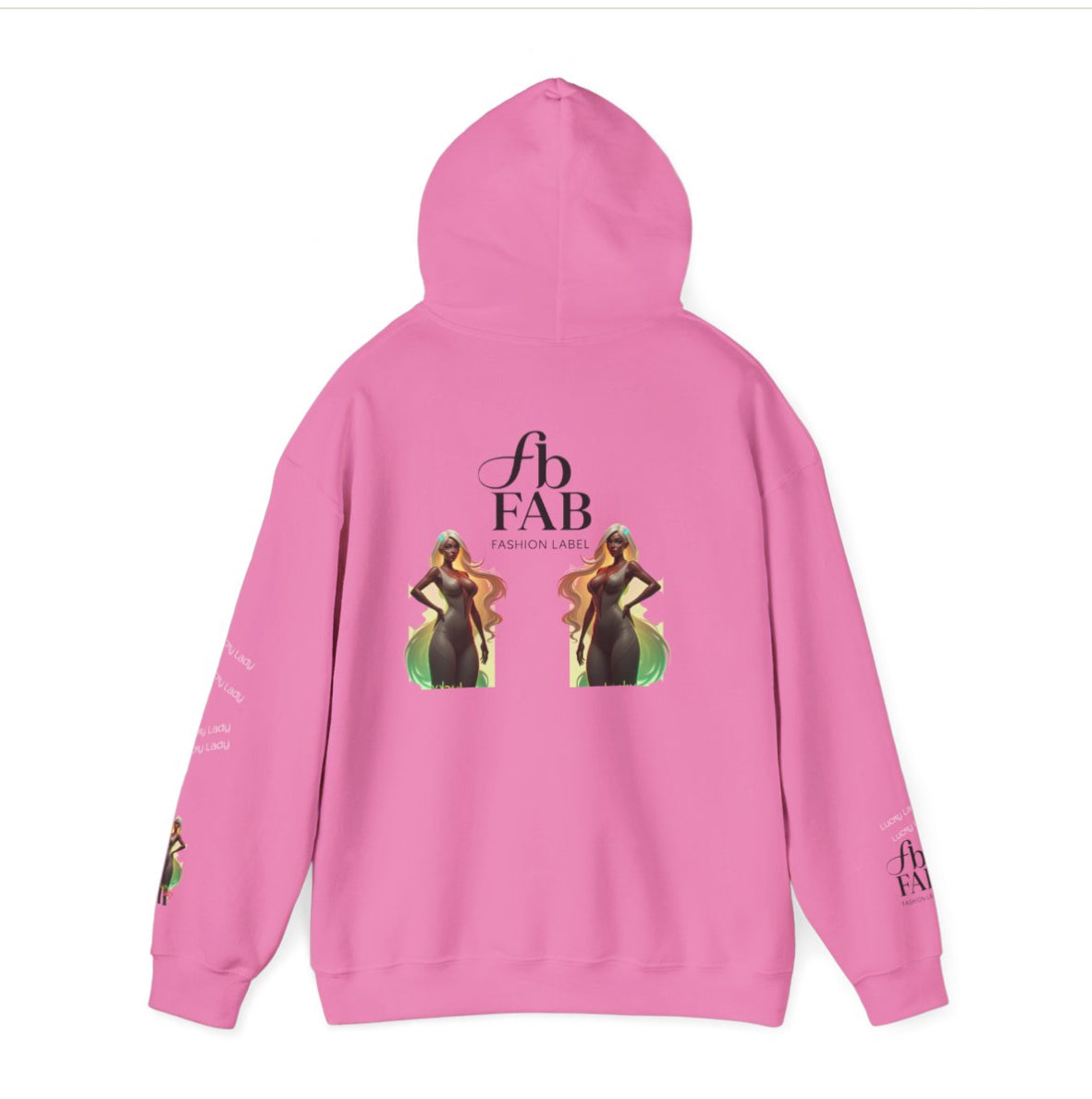 Lucky Lady Unisex Hooded Sweatshirt - Stylish Streetwear for Confident Women