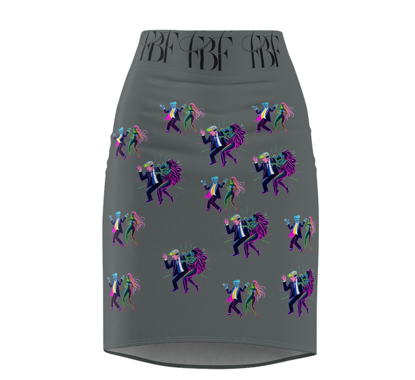 Stylish Dance-Themed Women's Pencil Skirt, Trendy Skirt for Parties, Night Out, Dance Lovers, Gift for Her, Unique Fashion Statement