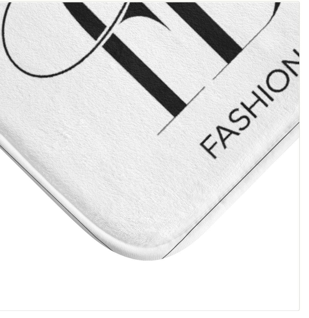 Monogram Bath Mat, Luxury Bathroom Decor, Fashionable Floor Mat, Modern Home Accessory, Stylish Gift for Her