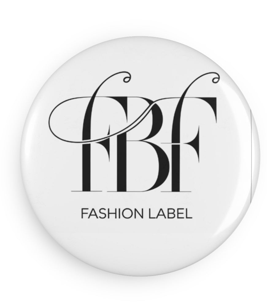 Fashion Label Button Magnet - Stylish Round Magnets for Home Decor & Gifts