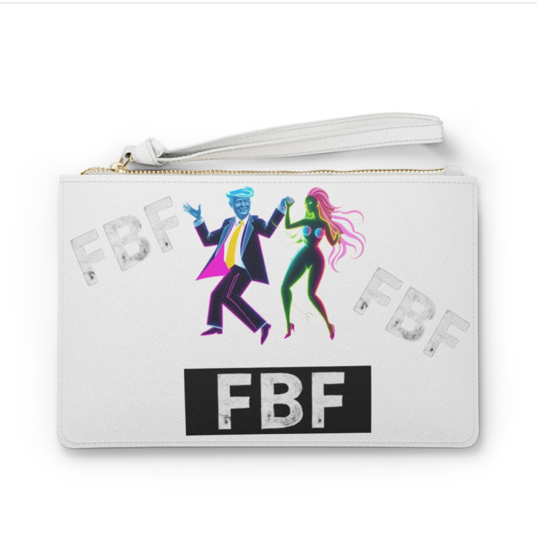 Colorful FBF Clutch Bag, Funky Dance Theme Purse, Trendy Party Accessory, Unique Gift for Dancers, Night Out Essentials