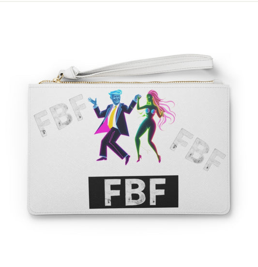Colorful FBF Clutch Bag, Funky Dance Theme Purse, Trendy Party Accessory, Unique Gift for Dancers, Night Out Essentials
