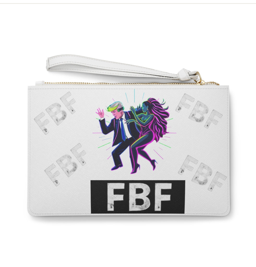 Colorful FBF Clutch Bag, Funky Dance Theme Purse, Trendy Party Accessory, Unique Gift for Dancers, Night Out Essentials