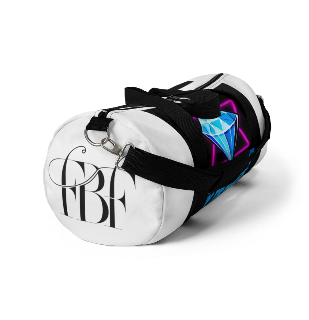 Stylish Duffel Bag, Travel Bag, Gym Tote, Weekend Getaway Bag, Personalized Gym Bag, Diamond in the Rough Design