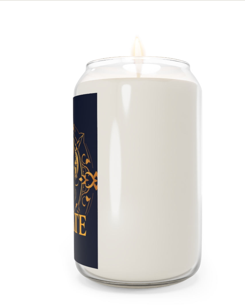 Magical Goddess Candle - Hekate Theme, Spiritual Home Decor, Aromatherapy Gift, Witchy Candle Holder, Unique Gift for Her