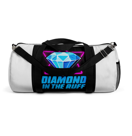 Stylish Duffel Bag, Travel Bag, Gym Tote, Weekend Getaway Bag, Personalized Gym Bag, Diamond in the Rough Design