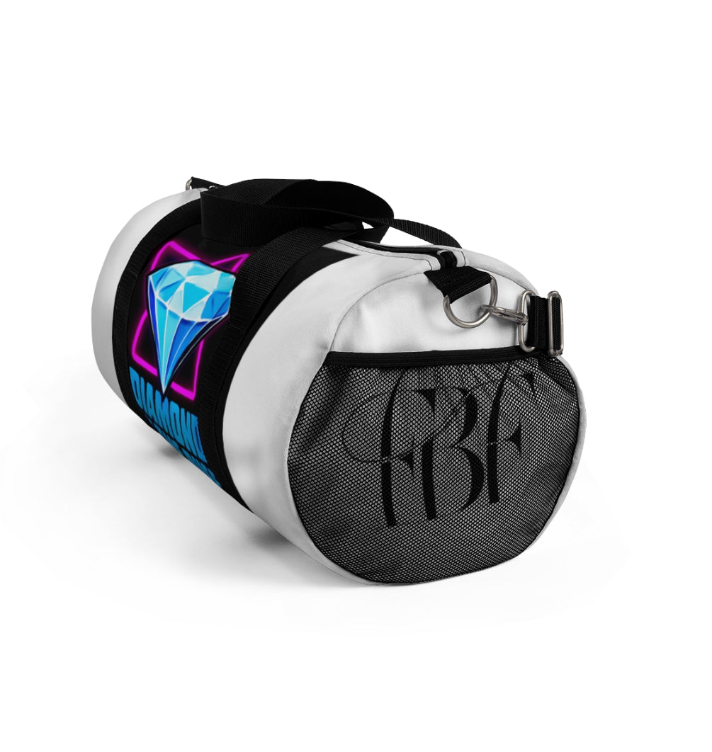 Stylish Duffel Bag, Travel Bag, Gym Tote, Weekend Getaway Bag, Personalized Gym Bag, Diamond in the Rough Design