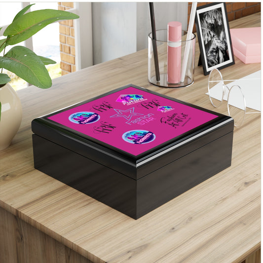 Fashionista Jewelry Box, Trendy Accessory Organizer, Gift for Teens, Future Millionaire Keepsake Storage, Star Decor for Her