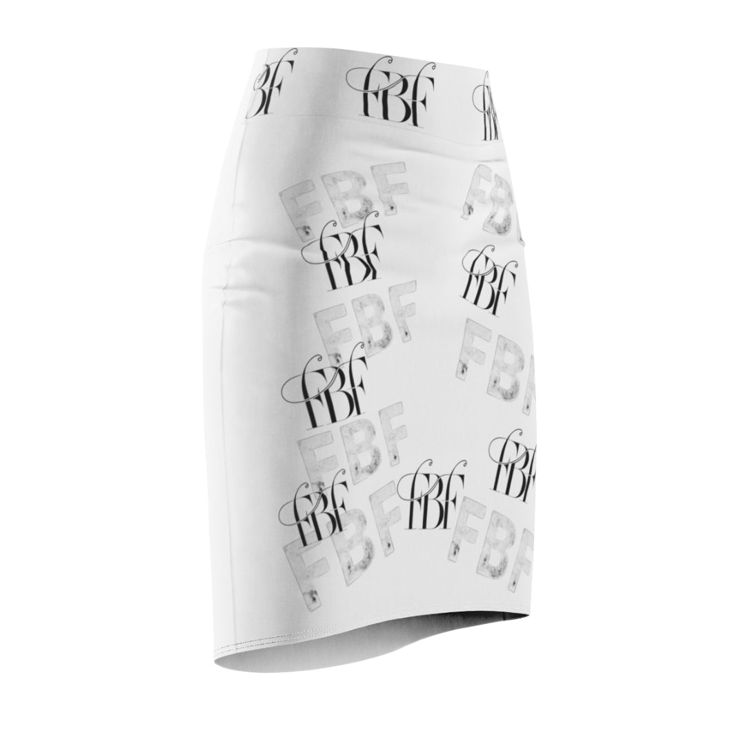 Fashionable Women's Pencil Skirt - Trendy Skirt for Everyday Wear, FBF Design, Stylish Outfit, Perfect for Parties, Casual Events, and Work