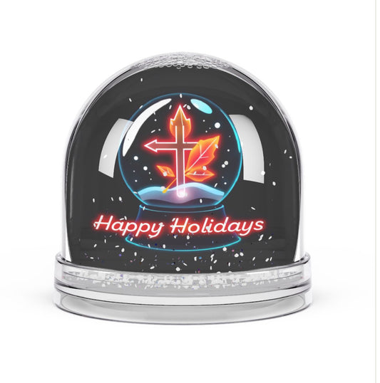 3.5” X 3.4”  Holiday Snow Globe Decoration, Winter Wonderland Keepsake, Festive Home Decor, Gift for Friends and Family, Christmas Ornament