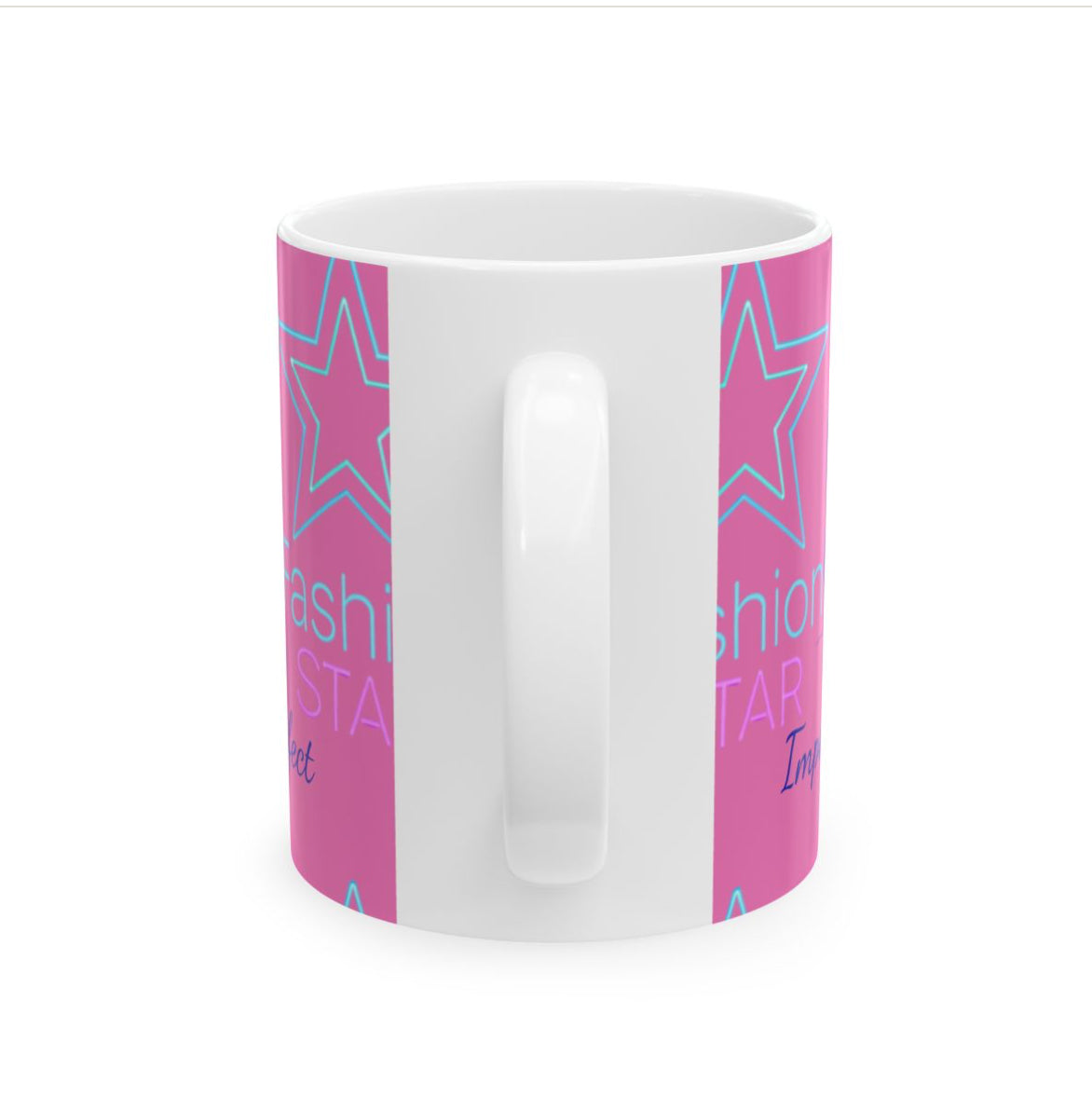 Fashion Star Ceramic Mug - Perfect Gift for Fashion Lovers, Inspirational Coffee Mug, Birthday Present, Cute Kitchen Decor, Self-Love Mug