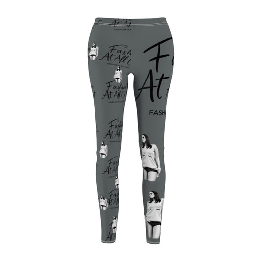 Chic Women's Graphic Leggings, Fashionable Casual Pants, Trendy Athleisure Wear for Gym, Workout, Lounge, Daily Fashion