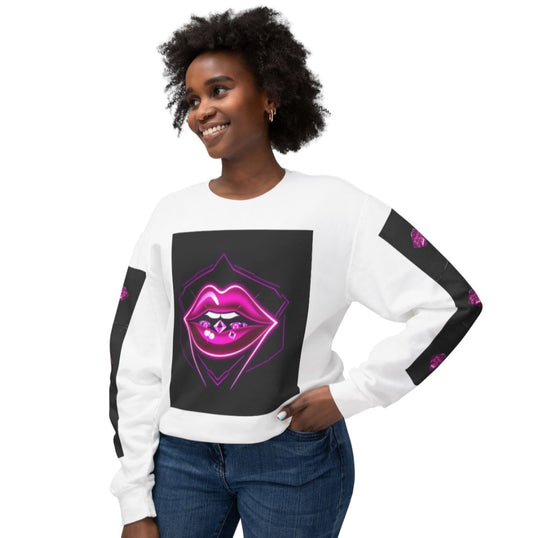 Unisex Neon Graphic Sweatshirt, Trendy Crewneck, Unique Gift for Her, Fashionable Fall Wear, Festival Outfit, Stylish Loungewear