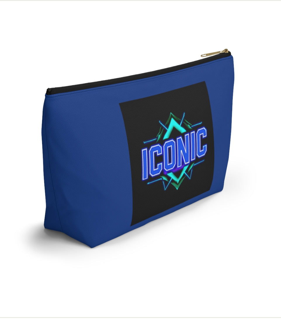Iconic Accessory Pouch, Cosmetic Bag, Makeup Organizer, Travel Storage, Gift for Her, Neon Design