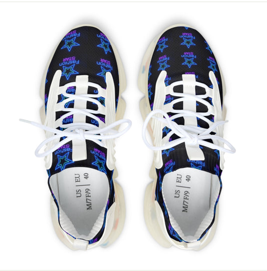 Stylish Women's Mesh Sneakers - Sporty Star Print, Casual Fitness Shoes, Trendy Footwear for Everyday Wear, Perfect for Workout & Leisure