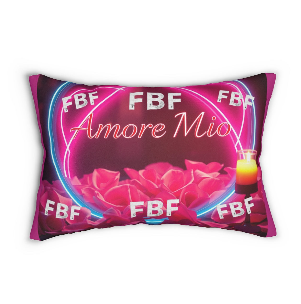 Spun Polyester Lumbar Pillow