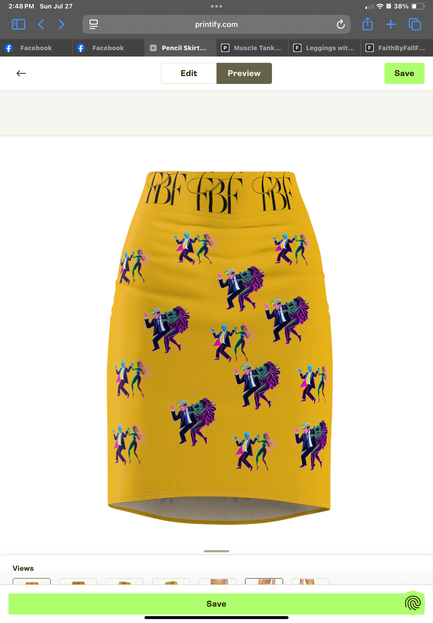 Stylish Dance-Themed Women's Pencil Skirt, Trendy Skirt for Parties, Night Out, Dance Lovers, Gift for Her, Unique Fashion Statement
