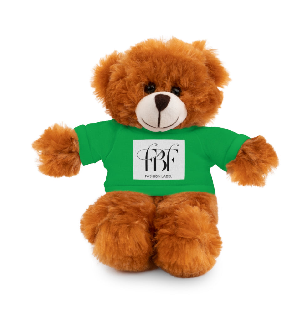 Cute Stuffed Animal with Tee: Adorable Gift for Kids, Plush Toy, Cuddly Bear, Personalized Birthday Present, Unique Nursery Decor